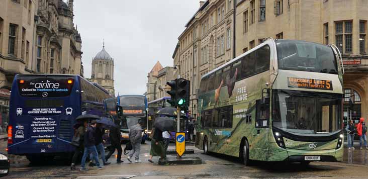 Oxford Bus Alexander Dennis Enviro400MMC 602 Chiltern Railways